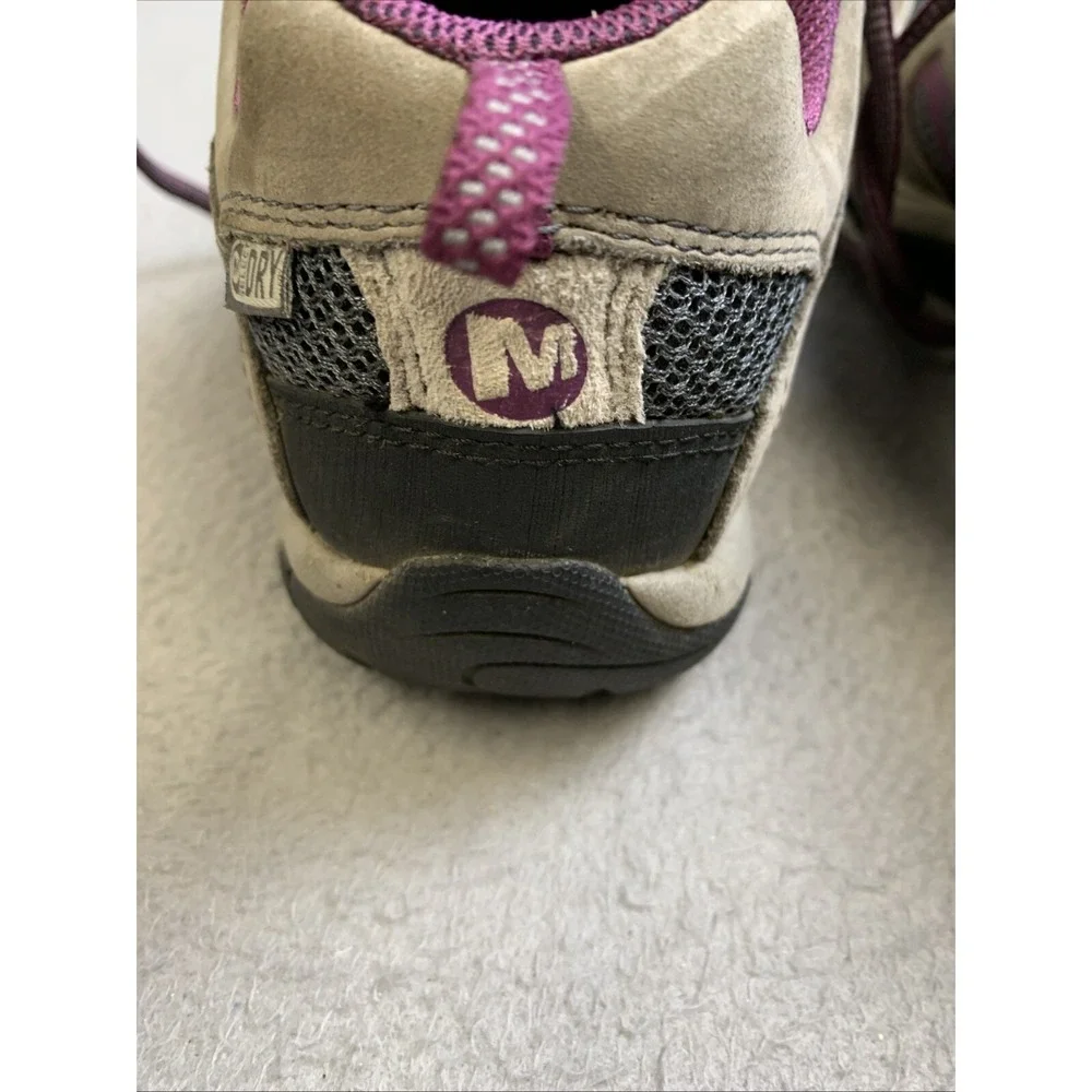 MERRELL Shoes Women's 6.5 Select‎ Dry Gray Purple Laces Air Cushion Select Grip